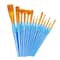 6 Packs: 14 ct. (84 total) Golden Taklon Brush Set by Craft Smart®